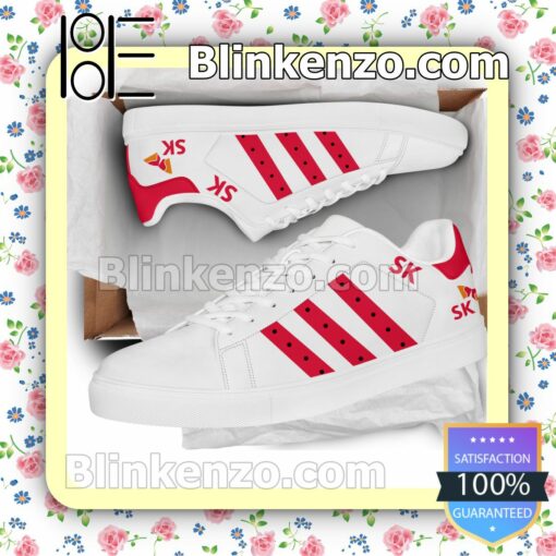 SK Group Logo Brand Adidas Low Top Shoes