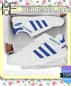 Samsung SDI Logo Brand Adidas Low Top Shoes