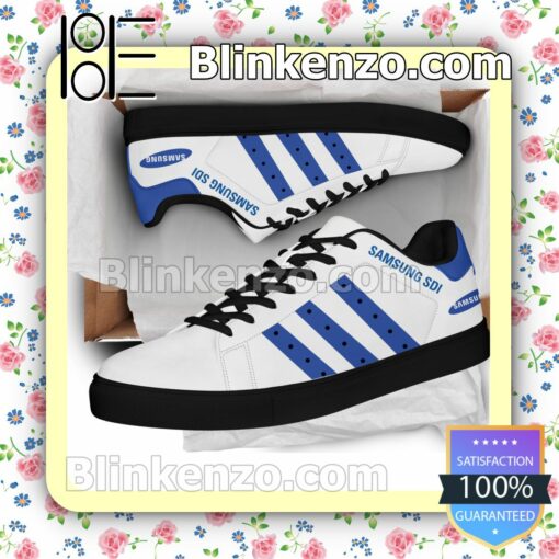 Samsung SDI Logo Brand Adidas Low Top Shoes a