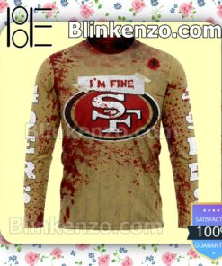 Review San Francisco 49ers Blood Jersey NFL Custom Halloween 2022 Shirts