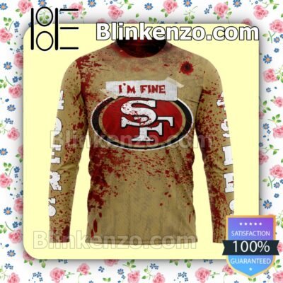 Review San Francisco 49ers Blood Jersey NFL Custom Halloween 2022 Shirts