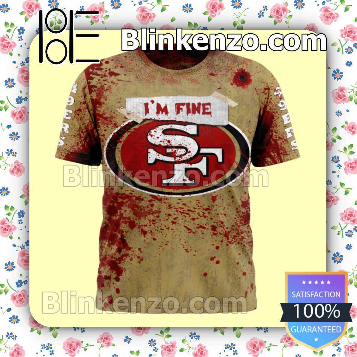 Gorgeous San Francisco 49ers Blood Jersey NFL Custom Halloween 2022 Shirts