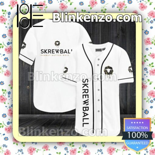 Screwball Peanut Butter Whiskey Custom Baseball Jersey for Men Women