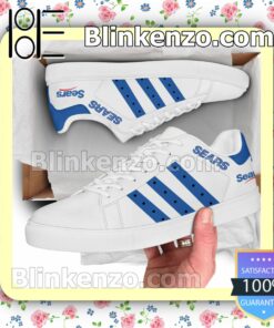 Sears Logo Brand Adidas Low Top Shoes