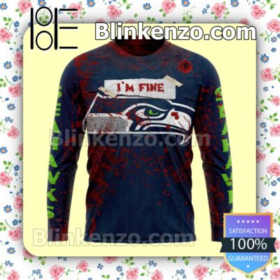 New Seattle Seahawks Blood Jersey NFL Custom Halloween 2022 Shirts
