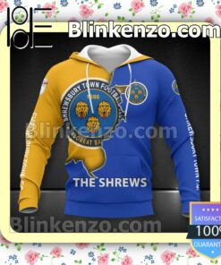 Shrewsbury Town FC The Shrews Men T-shirt, Hooded Sweatshirt