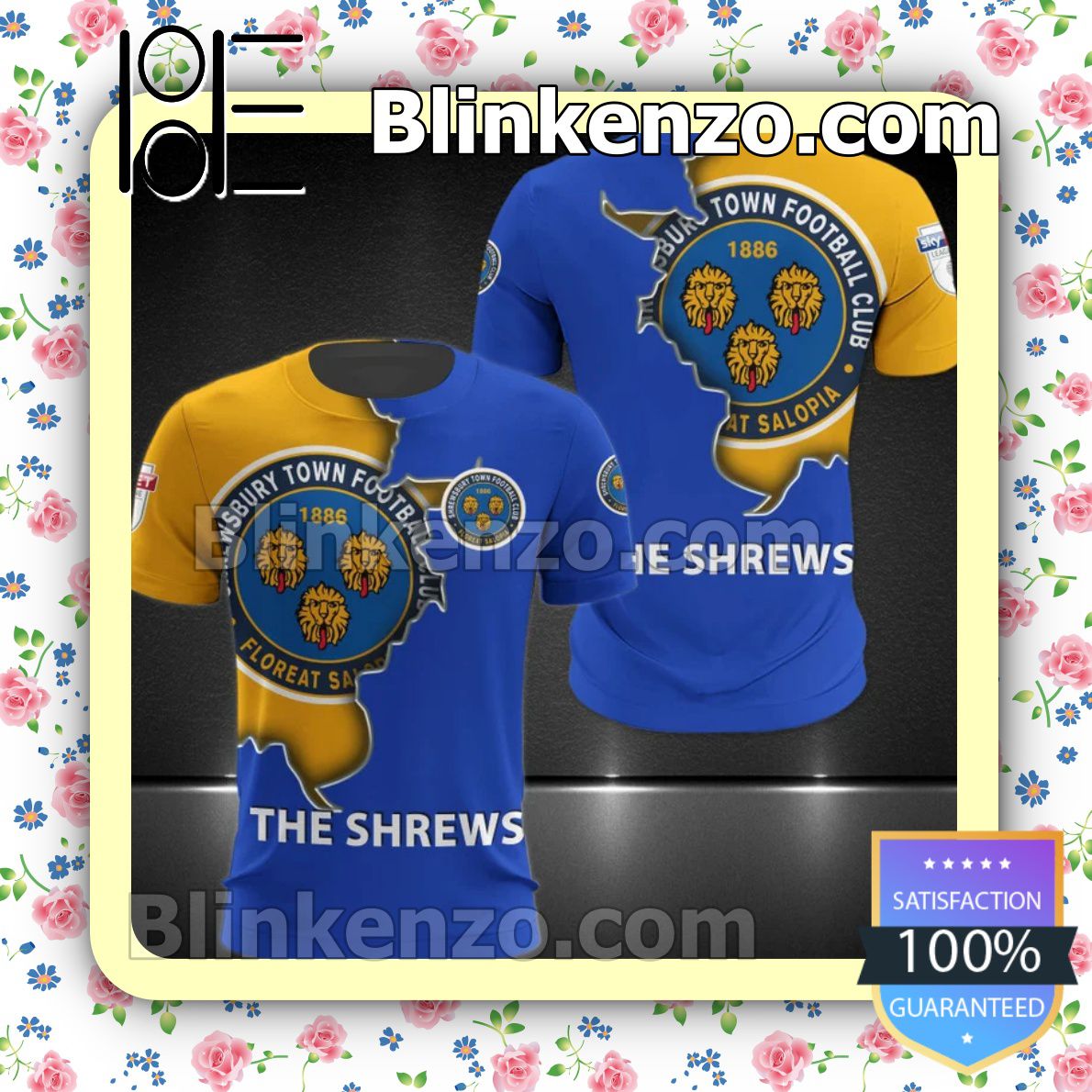 Sale Off Shrewsbury Town FC The Shrews Men T-shirt, Hooded Sweatshirt