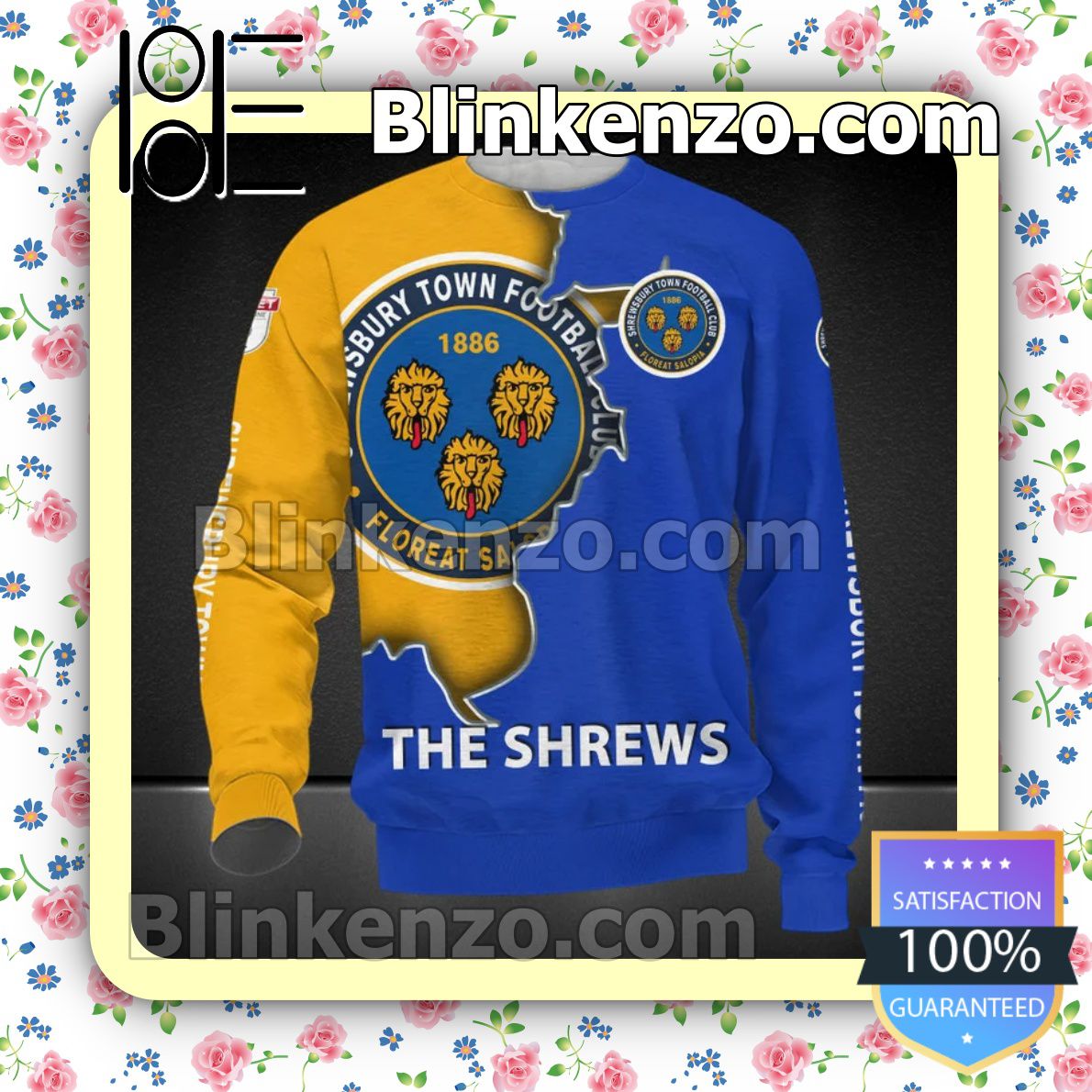 Father's Day Gift Shrewsbury Town FC The Shrews Men T-shirt, Hooded Sweatshirt