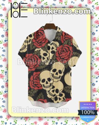 Skull And Rose Halloween 2022 Idea Shirt