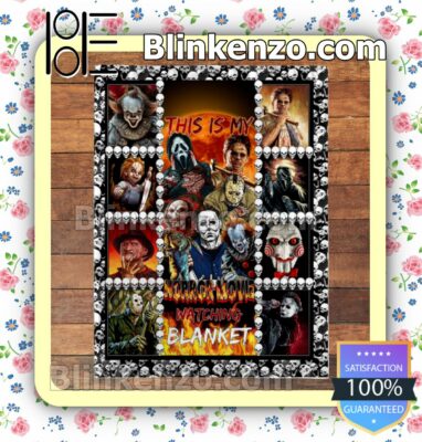 Skull This Is My Horror Movie Watching Blanket for Bedding Sofa and Travel b