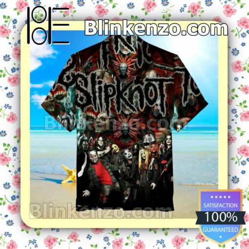 Slipknot Rock Band Wondrous Men Short Sleeve Shirts