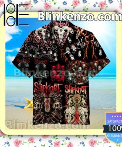 Slipknot Wallpaper Men Short Sleeve Shirts
