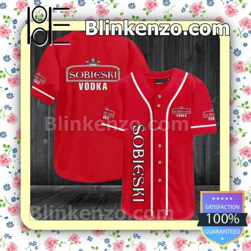Sobieski Vodka Custom Baseball Jersey for Men Women