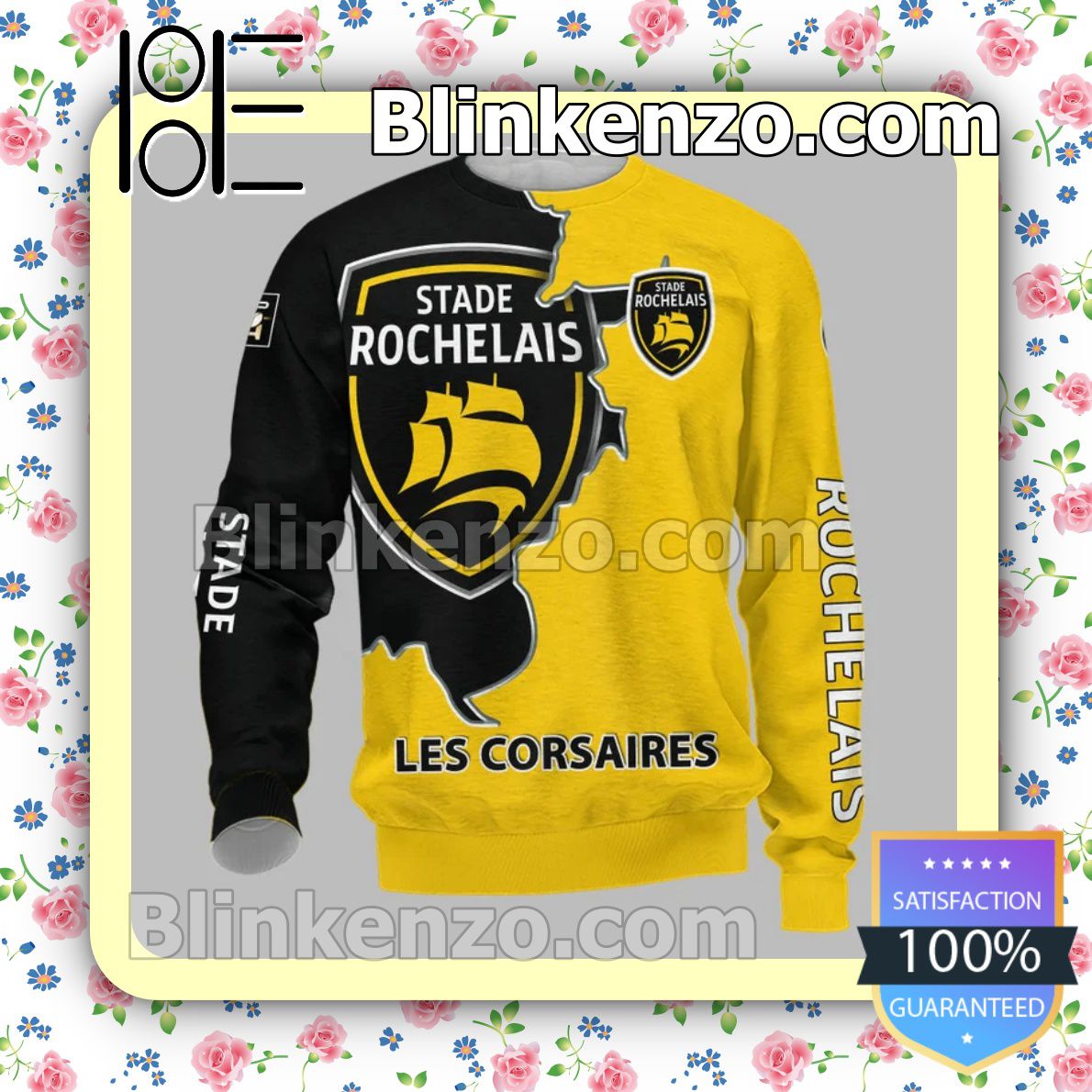 Gorgeous Stade Rochelais Les Corsaires Men T-shirt, Hooded Sweatshirt