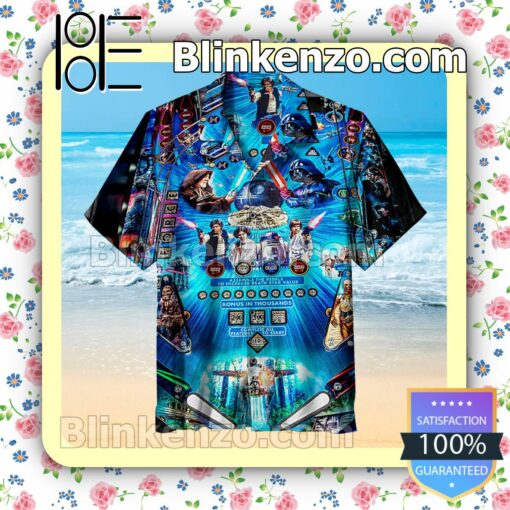 Star Wars Pinball Men Short Sleeve Shirts