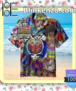 Steal Your Face Men Short Sleeve Shirts