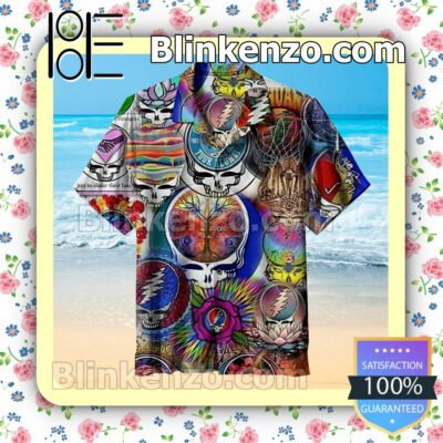 Steal Your Face Men Short Sleeve Shirts