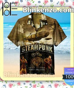 Steampunk Men Short Sleeve Shirts a