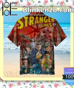 Stranger Things Men Short Sleeve Shirts a