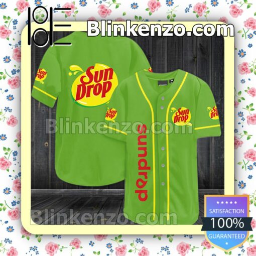 Sun Drop Custom Baseball Jersey for Men Women