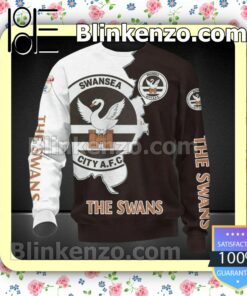 Swansea City AFC The Swans Men T-shirt, Hooded Sweatshirt b