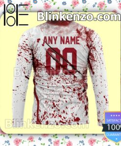Handmade Tampa Bay Buccaneers Blood Jersey NFL Custom Halloween 2022 Shirts