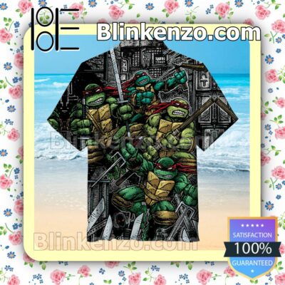 Teenage Mutant Ninja Turtles Men Short Sleeve Shirts a