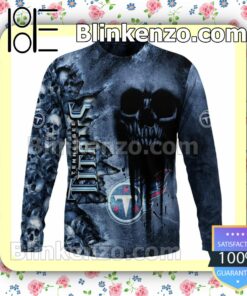 Buy In US Tennessee Titans Cemetery Skull NFL Custom Halloween 2022 Shirts