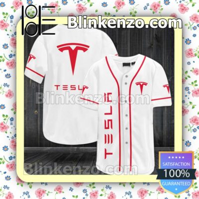 Tesla Custom Baseball Jersey for Men Women