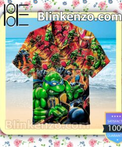 The Amazing Ninja Turtles Men Short Sleeve Shirts
