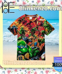 The Amazing Ninja Turtles Men Short Sleeve Shirts a