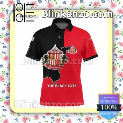 The Black Cats Sunderland AFC Black Red Men T-shirt, Hooded Sweatshirt c