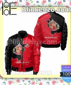 The Black Cats Sunderland AFC Black Red Men T-shirt, Hooded Sweatshirt x
