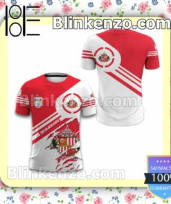 The Black Cats Sunderland AFC White Red Men T-shirt, Hooded Sweatshirt