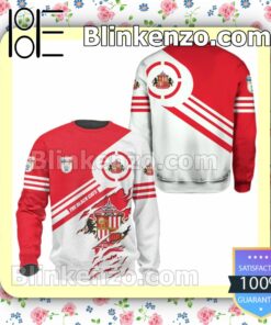 The Black Cats Sunderland AFC White Red Men T-shirt, Hooded Sweatshirt z