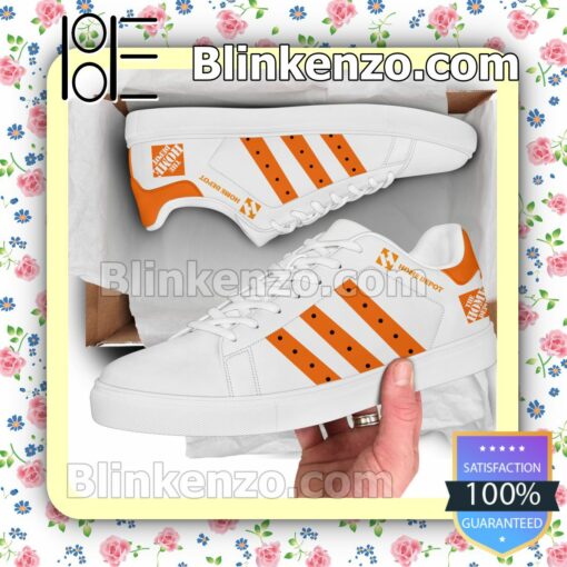 The Home Depot Logo Brand Adidas Low Top Shoes