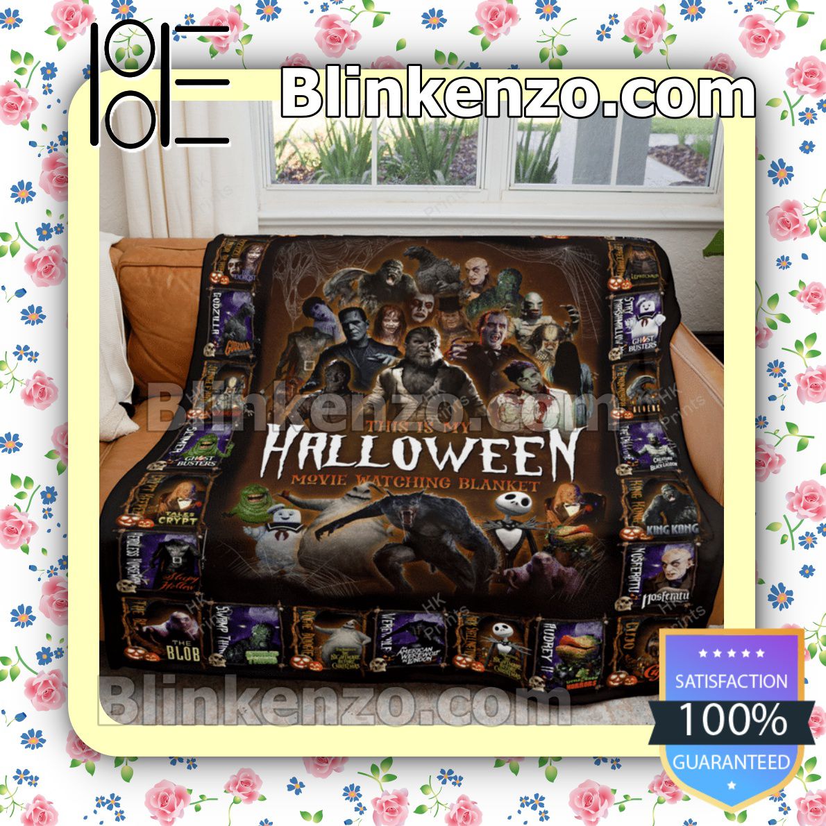 Fast Shipping This Is My Halloween Watching Movie Sherpa Blanket