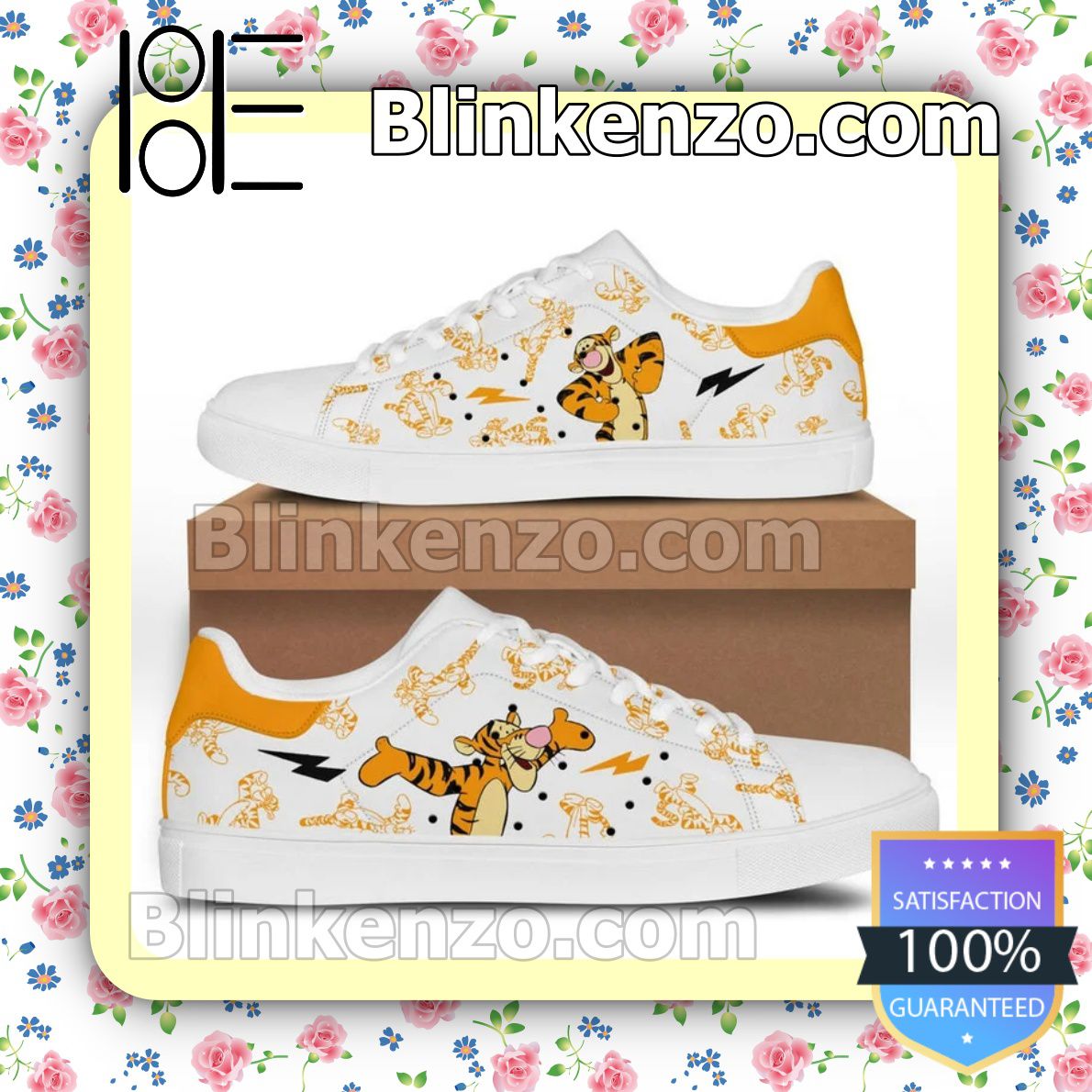 Cheap Tiger Winnie The Pooh Women's Stan Smith Shoes