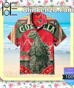 Toho Godzilla Men Short Sleeve Shirts
