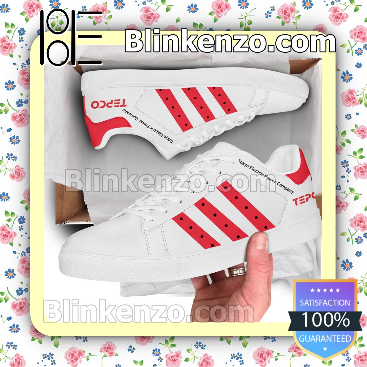 Near me Tokyo Electric Power Company Logo Brand Adidas Low Top Shoes