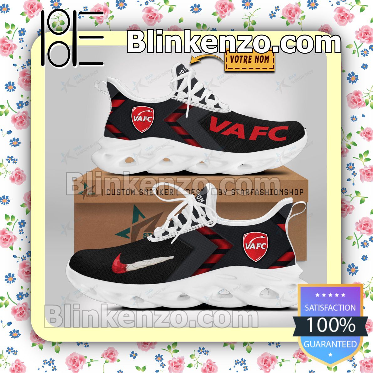 Amazon Valenciennes Football Club Go Walk Sports Sneaker