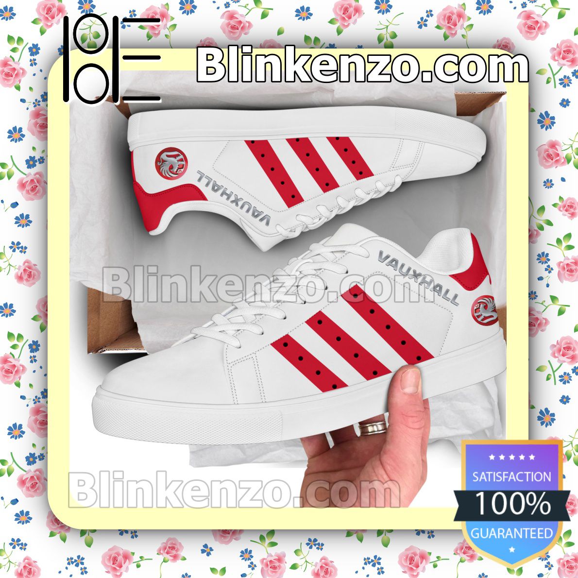 Vauxhall Logo Brand Adidas Low Top Shoes