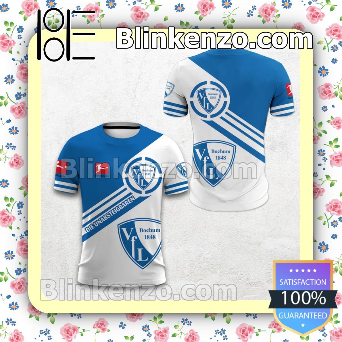 Very Good Quality Vfl Bochum 1848 Die Unabsteigbaren Bundesliga Men T-shirt, Hooded Sweatshirt