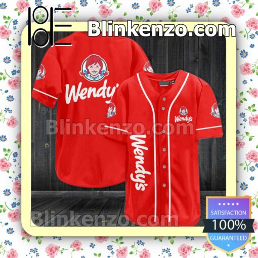 Wendy's Custom Baseball Jersey for Men Women