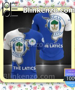 Wigan Athletic FC The Latics Men T-shirt, Hooded Sweatshirt a