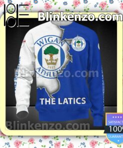 Wigan Athletic FC The Latics Men T-shirt, Hooded Sweatshirt b