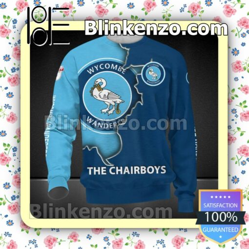 Wycombe Wanderers FC The Chairboys Men T-shirt, Hooded Sweatshirt b