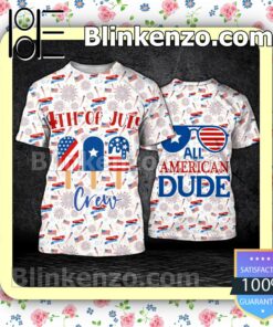 4th Of July Crew All American Dude Women Tank Top Pant Set a