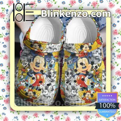 90 Years Of Mickey Mouse Halloween Clogs