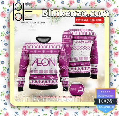 AEON Brand Print Christmas Sweater